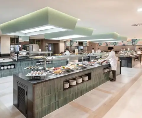 buffet van hotel riu paraiso lanzarote