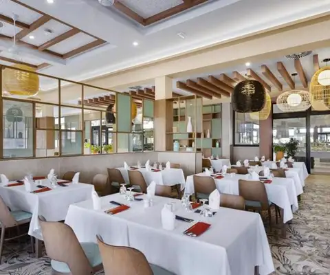 restaurant van hotel riu palace santa maria op kaapverdië