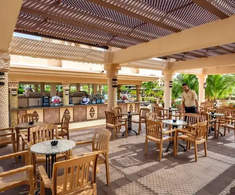 restaurant van Het riu touareg resort op het eiland kaapverdie