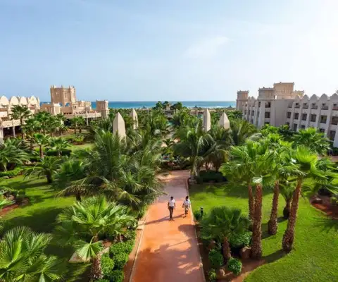 overvieuw Het riu touareg resort op het eiland kaapverdie