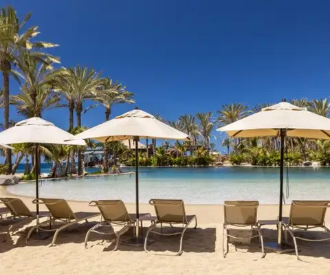 Strand van Hotel Lopesan costa meloneras resort Gran Canaria