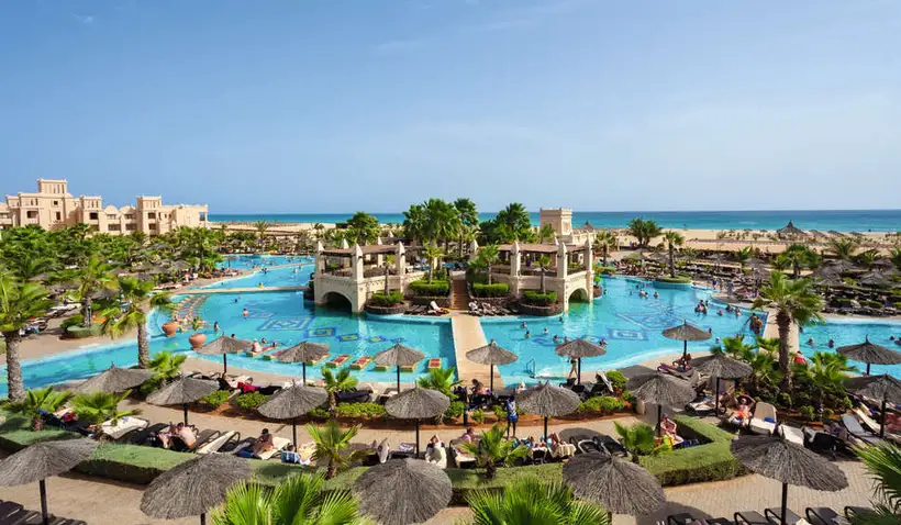 Het riu touareg resort op het eiland kaapverdie