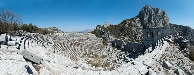 Termessos in Taurus en kloven