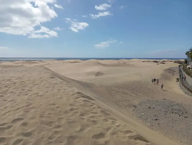 Dunas de Maspalomas en La Charca op Gran Canaria