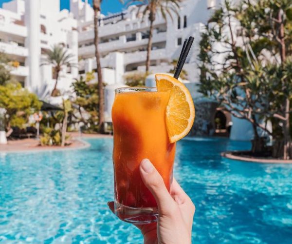 Cocktails in Hotel Jardin Tropical Resort en spa op Tenerife